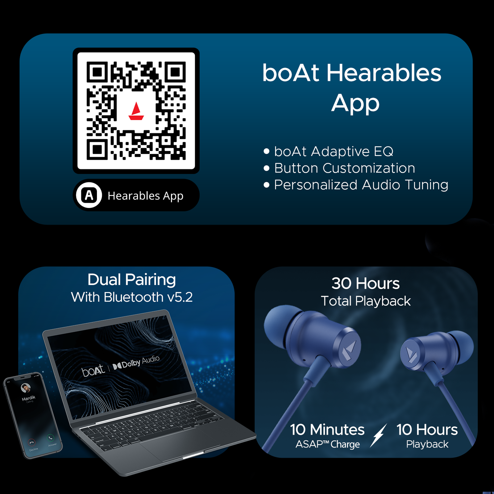 Boat dual driver discount earphones